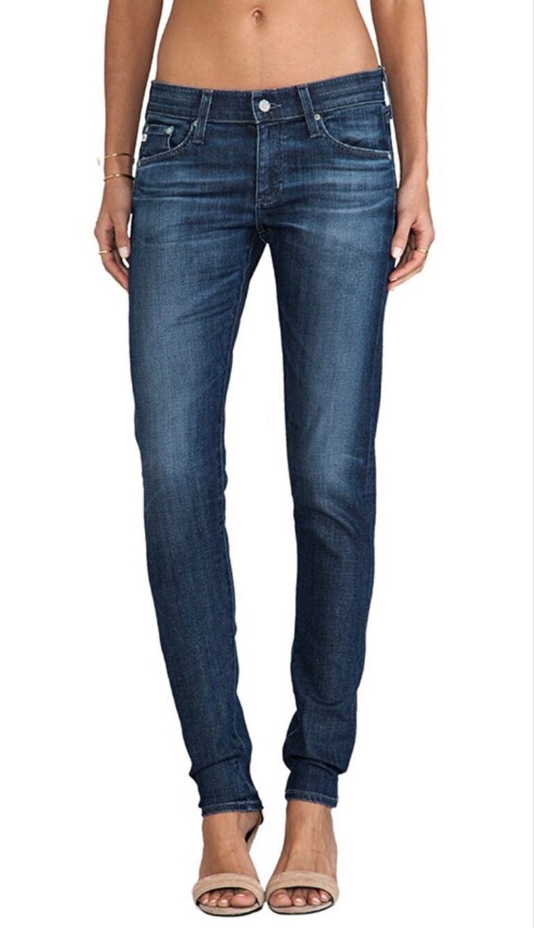 AG Adriano Goldschmied Nikki Relaxed Skinny Boyfriend Jeans Womens Size 28R